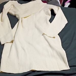 Cream Sweater Dress